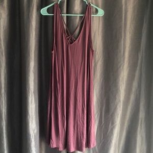 Pale purple dress